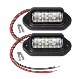 2ks/sada 6 LED Osvětlení SPZ pro osobní automobil osvětlení návěsu