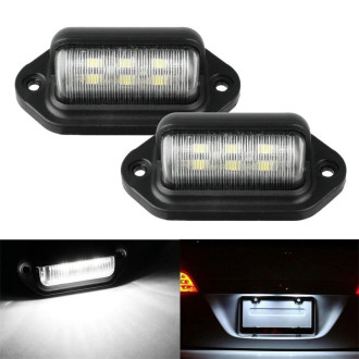 2ks/sada 6 LED Osvětlení SPZ pro osobní automobil osvětlení návěsu
