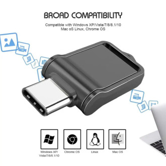 2v1 USB-C a USB Flash disk 256GB mini OTG