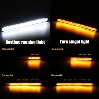 2ks LED flexibilní denní svícení s funkcí blinkru 34,5cm