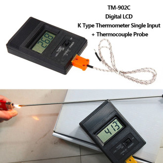 Digitální teploměr TM-902C pro čidlo K až 1300°C