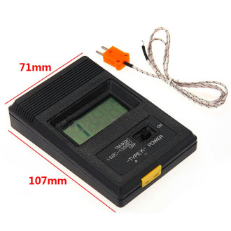 Digitální teploměr TM-902C pro čidlo K až 1300°C