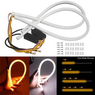 Flexibilní LED denní svícení s funkcí dynamického blinkru, sada 2ks 60cm