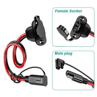SAE kabel se zásuvkou pro montáž na panel