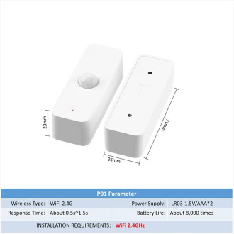 Tuya smart life wifi PIR čidlo pohybový senzor
