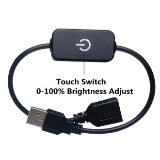 Dotykový stmívač/vypínač pro led pásky s USB konektory