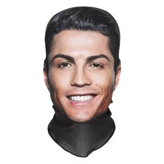 3D tištěná celoobličejová síťová maska Cristiano Ronaldo
