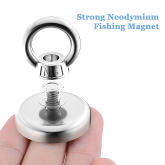 Magnet fishing Neodymový magnet pro lovce pokladů 130Kg 60mm