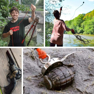 Magnet fishing Neodymový magnet pro lovce pokladů 130Kg 60mm