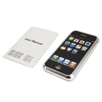 Digitální váha ve tvaru iPhone 500g, 0,1g