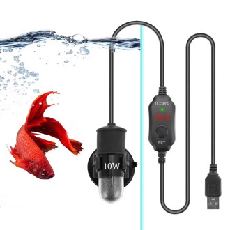 USB mini topení do akvária s nastavením teploty 18-34°C 10W