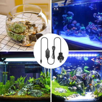 USB mini topení do akvária s nastavením teploty 18-34°C 10W