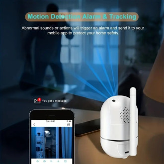 HD WiFi IP kamera otočná vestavěný mikrofon a reproduktor