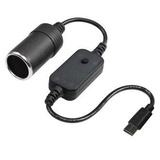 USB-C Port 5V na 9V 12V 15V 20V konvertor do autozapalovače