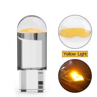Auto LED COB žárovka T10 W5W náhrada za klasickou žárovku