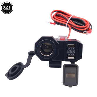 Multifunkční zásuvka 12V a USB nabíječka pro motorku