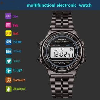 Retro digitálky legendární digitální hodinky kulaté růžové