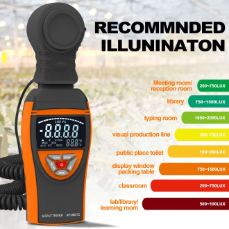 8801C Digitální Luxmetr – Měřič osvětlení