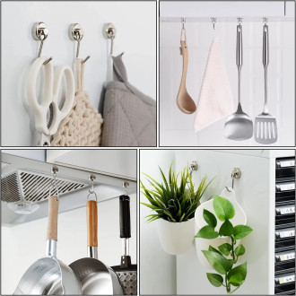 Neodymový magnetický otočný háček černý XL 32mm