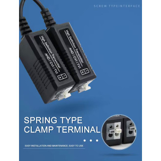 Video balun pasivní převodník koaxiálního kabelu BNC/UTP