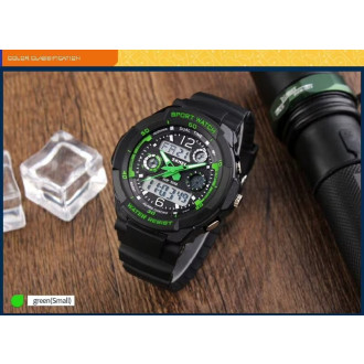 Sportovní digitální hodinky Skmei zelené