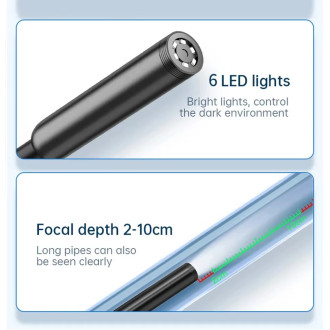 USB-C endoskop pro Android a počítač s osvětlením 10m