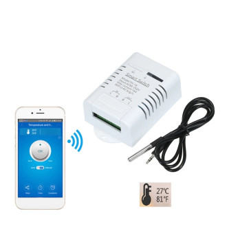 WiFi termostat + čidlo teploty E-welink th-16