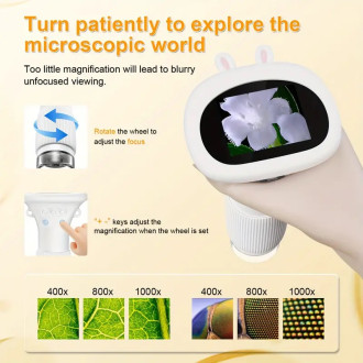 Mikroskopy pro děti - školní mikroskop s LCD