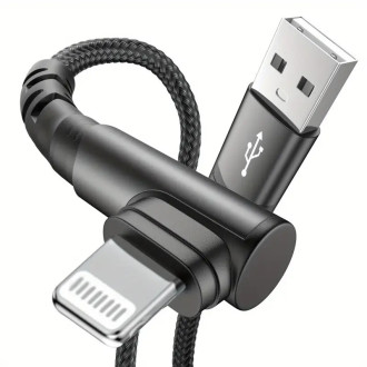 USB kabel oplétaný nylon Lightning pro iPhone