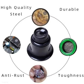 Sada hodinářských lup 5× / 10× / 15× / 20×