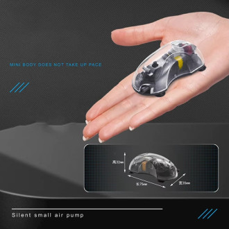 Kompaktní vzduchovací pumpa napájená přes USB do akvária