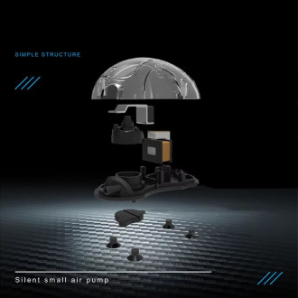 Kompaktní vzduchovací pumpa napájená přes USB do akvária