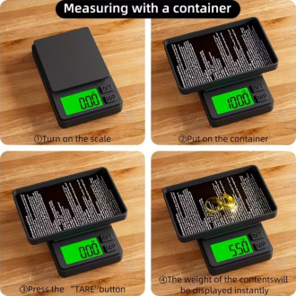 Setinková digitální váha 200g přesnost 0,01g