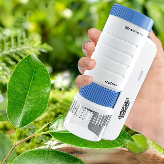 Přenosný digitální mikroskop 200× – LED a UV osvětlení