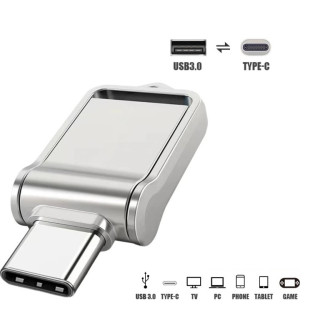 2v1 USB-C a USB Flash disk 256GB mini OTG