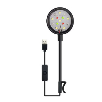 LED akvarijní osvětlení s klipem – plnospektrální USB světlo
