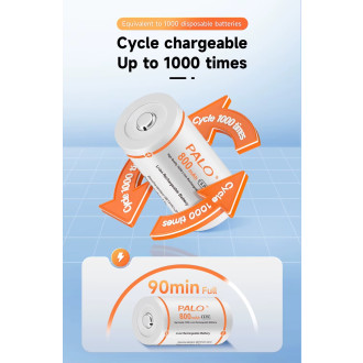 Dobíjecí baterie Li-ion CR123A 4 kusy