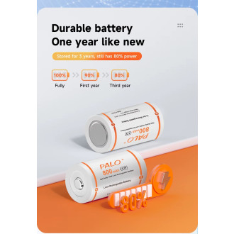 Dobíjecí baterie Li-ion CR123A 4 kusy