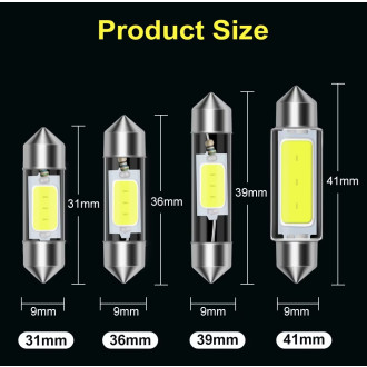 Žárovka LED SV8,5-8 sufit C5W C10W Canbus