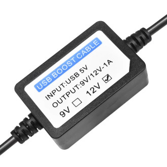 Měnič napětí 5V USB na DC 12V  konektor 5,5x2,1mm