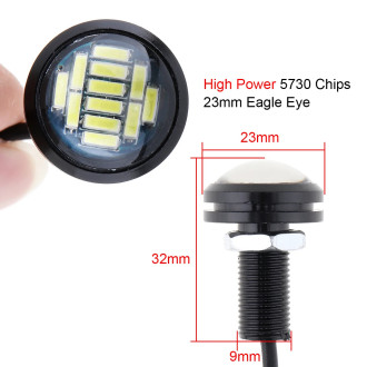 Sada 2ks DRL LED denní svícení pro motorky EAGLE EYE