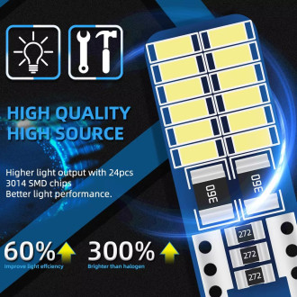 LED žárovka T10 W5W 24x 2014SMD