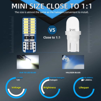 LED žárovka T10 W5W 24x 2014SMD