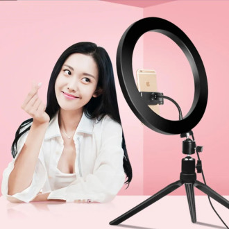 LED kruhové světlo 32 cm Selfie TikTok s držákem a stativem