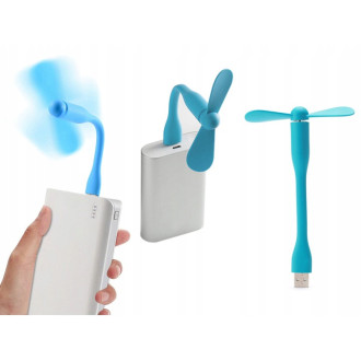 Mini USB silikonový větráček – flexibilní přenosný ventilátor