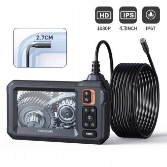 Endoskopická inspekční kamera INSKAM 30 m s 4,3" LCD displejem