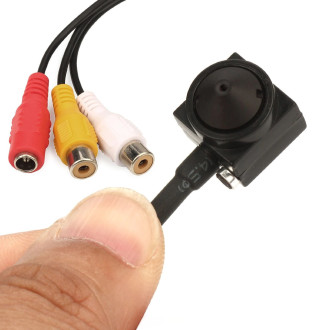Miniaturní analogová kamera 700 TVL s mikrofonem, 90°, 3,6 mm, PAL