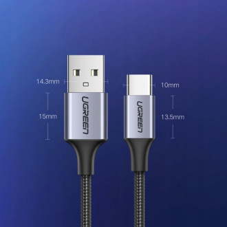 USB-A / USB-C kabel UGREEN US288 – rychlé nabíjení a přenos dat