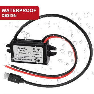 Měnič napětí 12V/24V na USB-C 5V / 3A