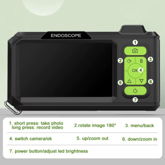 Endoskopická kamera T31 s LCD a duální kamerou 15 m